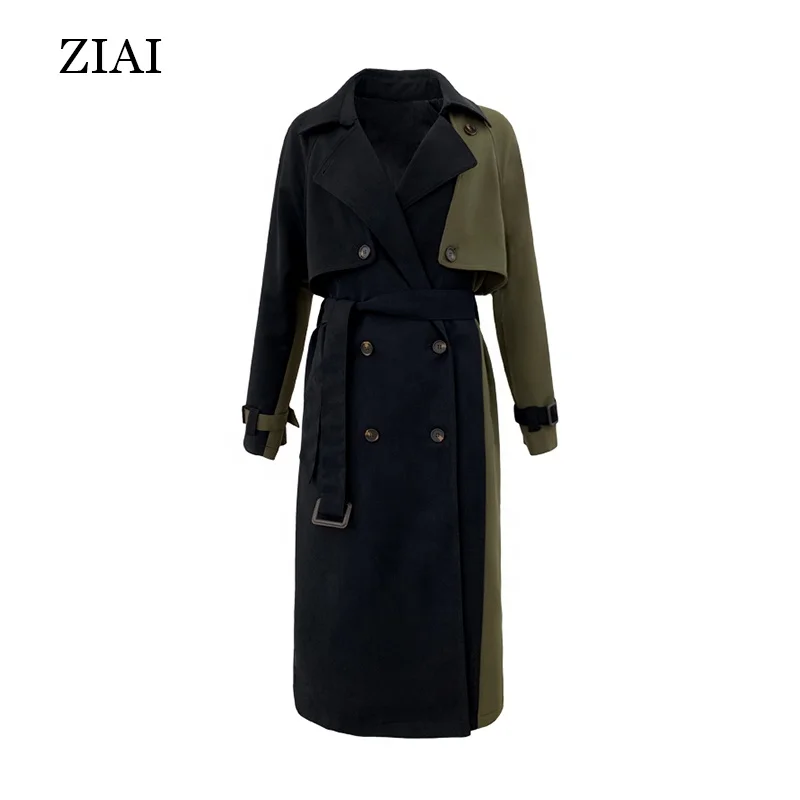 High quality Spring new fashion style trench coat British style thin wild small high school trench coat women