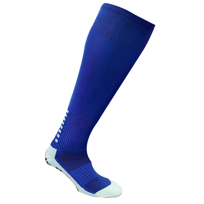 Football Socks Knee High Non Slip Custom Soccer Grip Socks Thickened Towel Fabric Sweat Absorbing