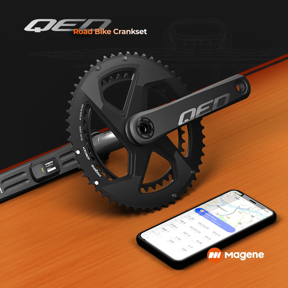 Magene QED Crankset P325 Power Meter Cycling Spider Bike Power Meter P505