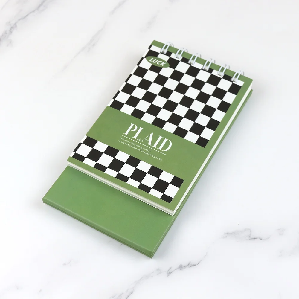 2024 Simple Desk Calendar Notebook Desktop Decoration Schedule Plan Calendar Weekly Perforation Coil Binding Table Calendar