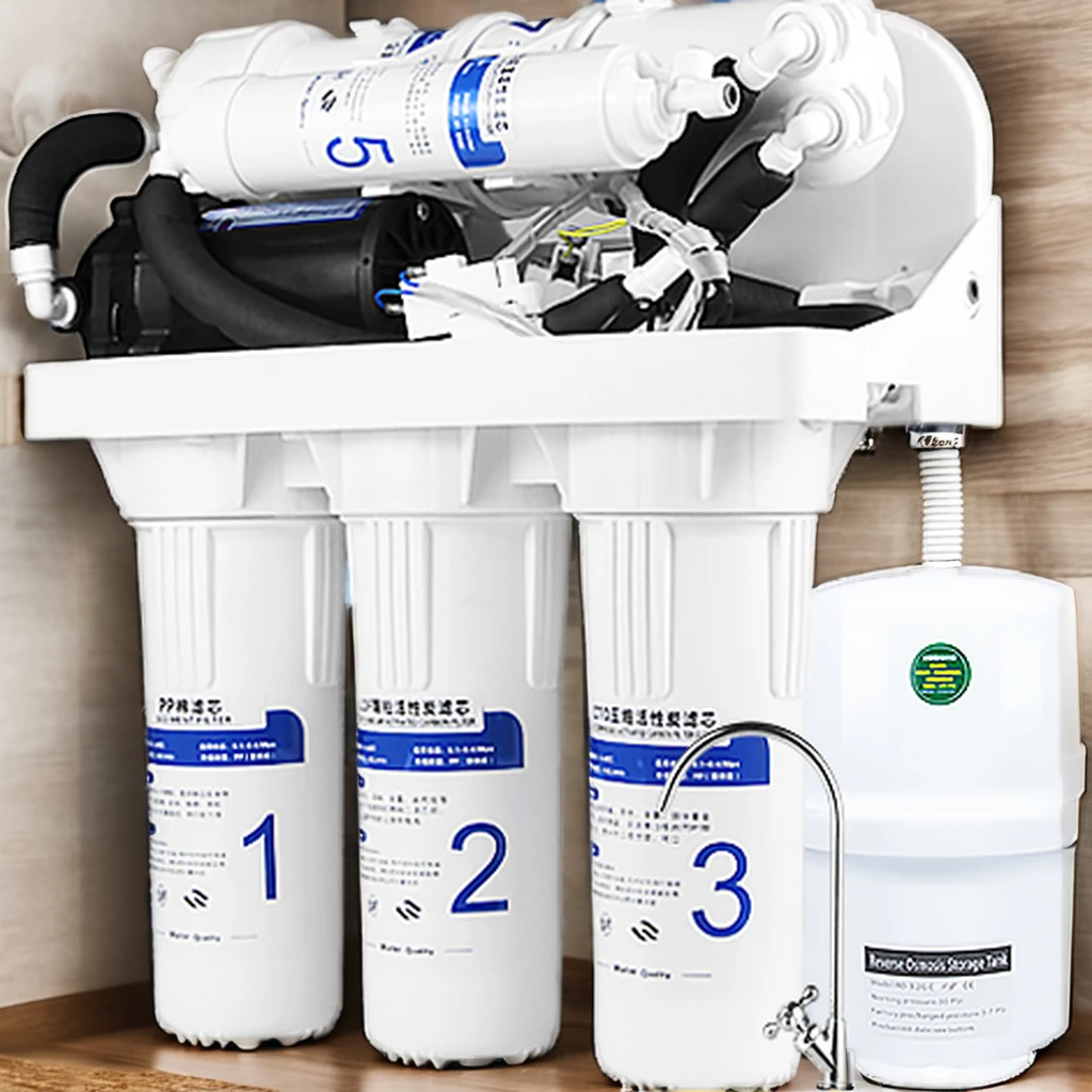 0.0001 micron water purification plant reverse osmosis plant 6 Stages RO Membrane Filter System Household