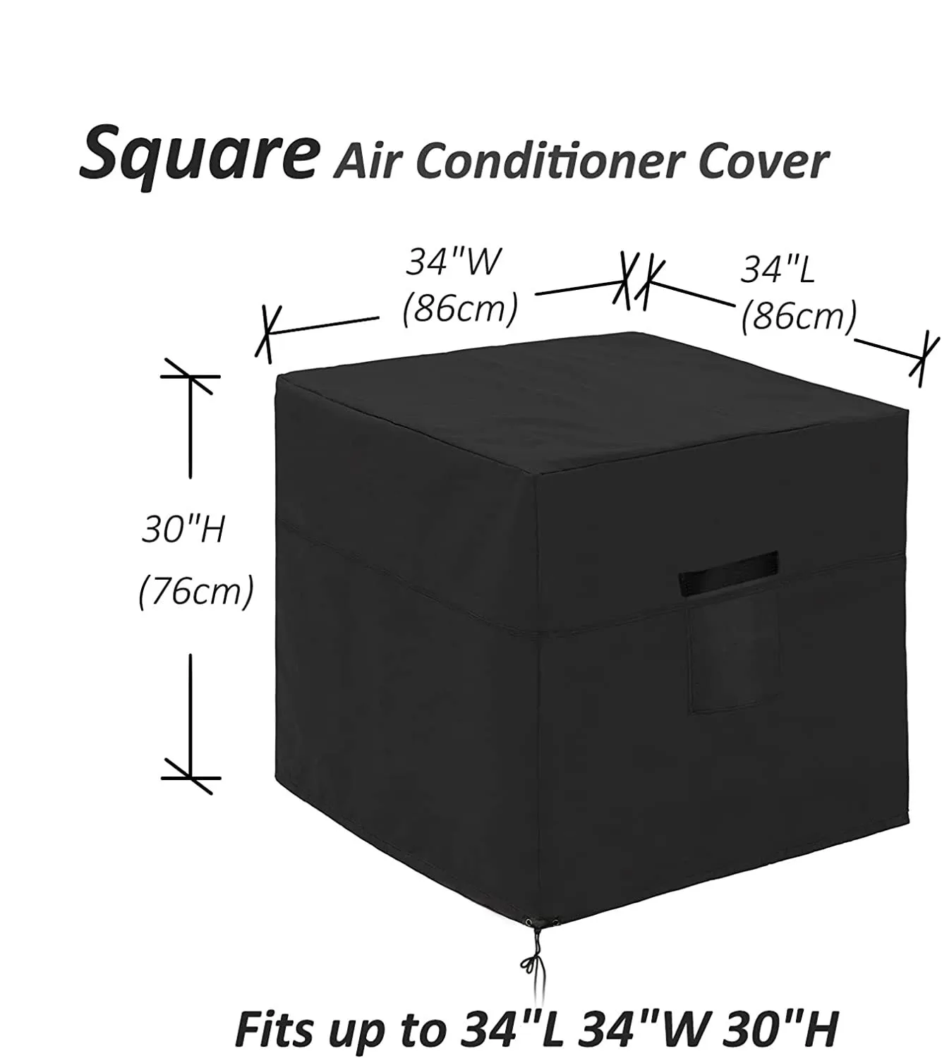 Outdoor Waterproof UV Resistant Dustproof Snow Resistant Air Conditioner Covers