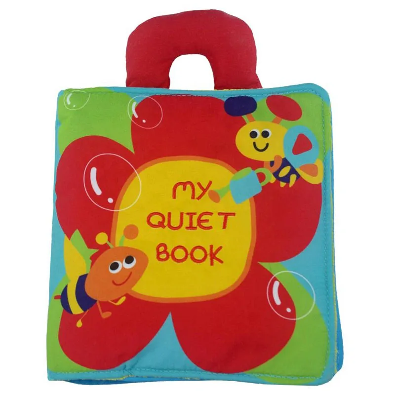 Оптовая продажа цветок пчела my Тихая книга креативный подарок мягкая детская развивающая игрушка многофункциональная тканевая