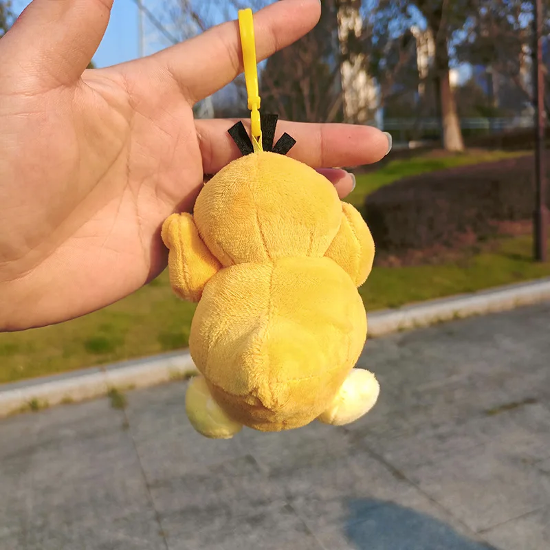 Cute Yellow Duck Plush Doll Schoolbag Pendant Cartoon Ornament Keychain Pendant Doll Plush Toy