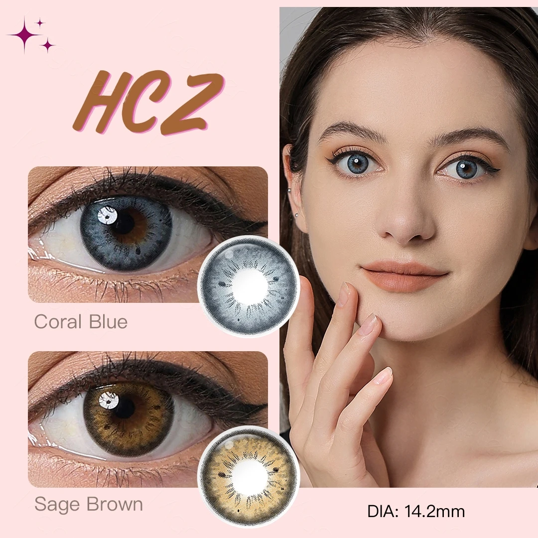 Magister Color Contact Lens 6 Months Soft Wholesale Price Contact Lenses Free Case Eyes Lenses for Women