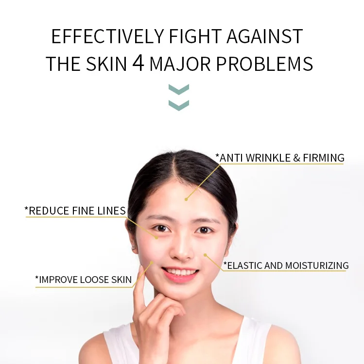 Free sample skincare serum Reduce fine lines wrinkles hydrating Glow Antioxidant Six Peptides 24K gold anti aging face serum