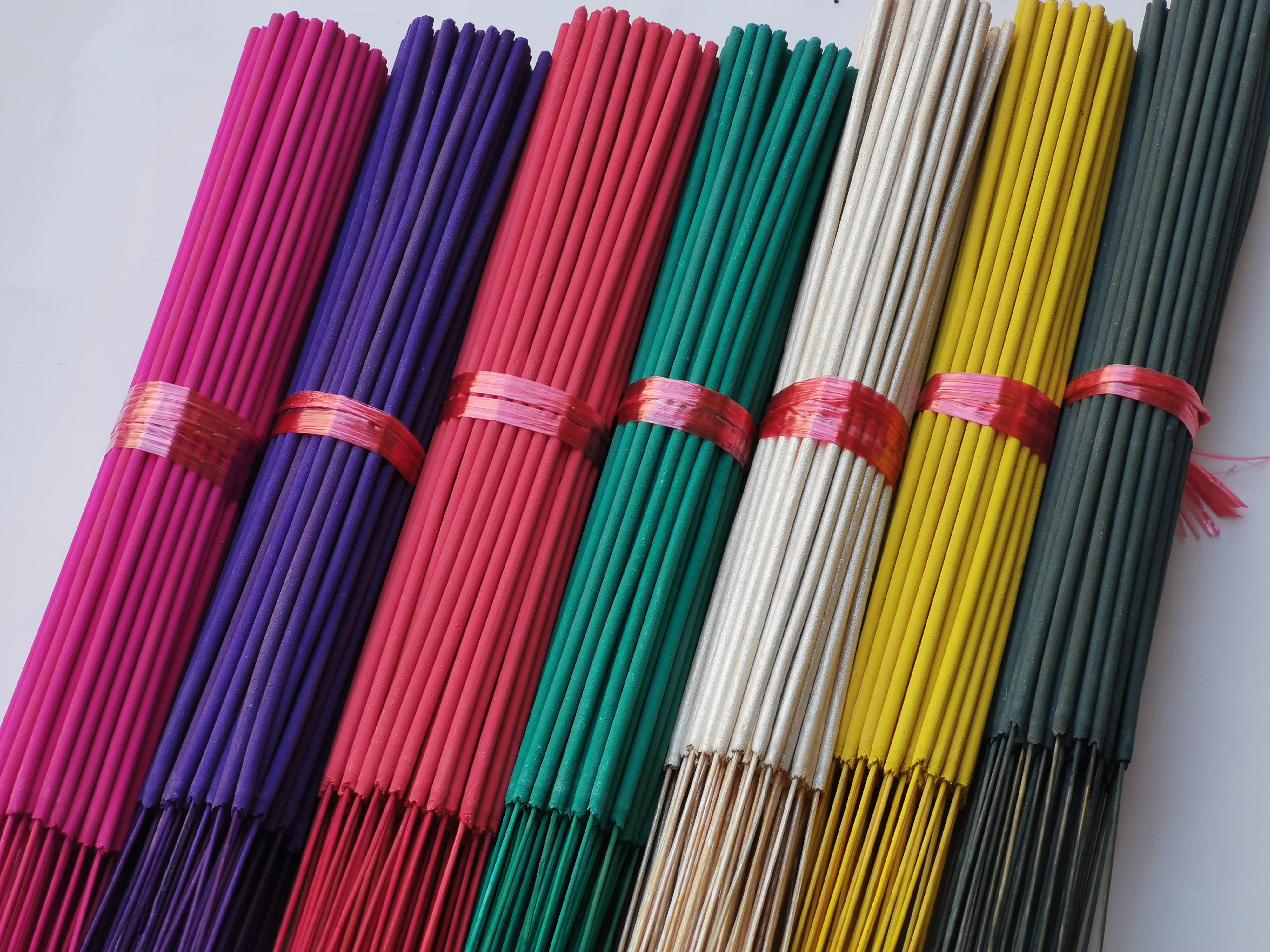 Raw incense stick bulk Unscented Natural agarbatti  incense sticks unscented 100 bundle 11 inch