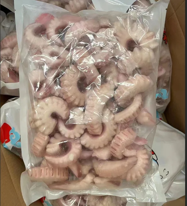 Fresh Frozen Squid Wing Gear Flower Cut IQF