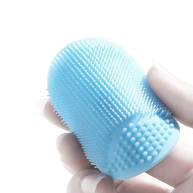 Custom Logo Bath Shower Scrubber Waterproof Soft Silicone Baby Hair Head Scalp Massage Shampoo Brush for Newborn