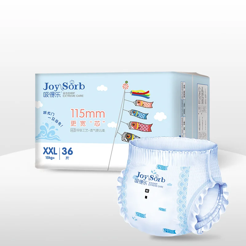 Joy Sorb Brand Ultra Soft Factory Price Super Absorption Disposable Training Pants Customized Japan Diaper Baby Pants