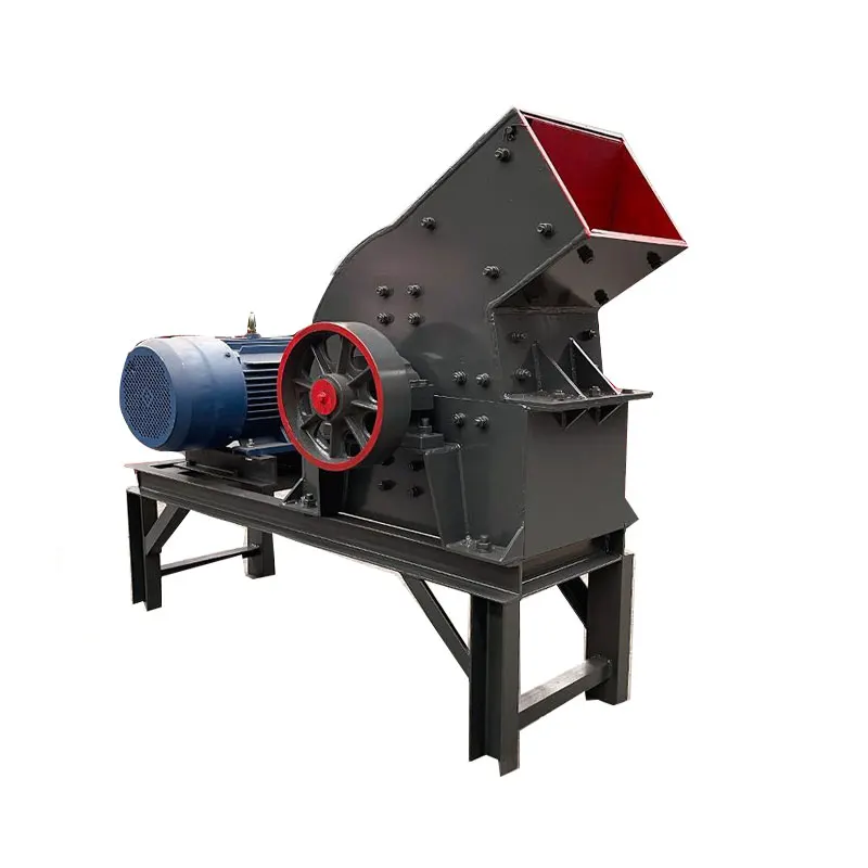 Factory direct sales with conveyor belt vertical hammer sand making machine brick concrete glass sand making machine