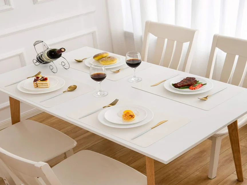 Большой коврик для мыши из ПУ кожи, коврик для письма, водонепроницаемый Настольный чехол, органайзеры, украшение для офисного стола для дома