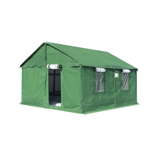 Outdoor camouflage command cold area thickened cotton tent field toilet Large heavy duty frame disaster relief rescue tent