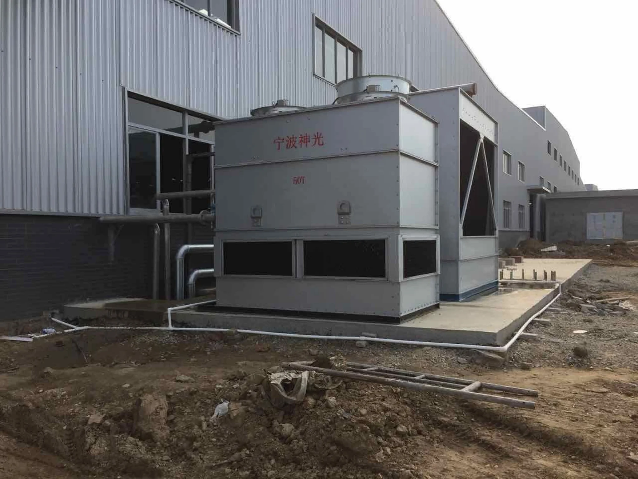 175T cooling capacity closed cooling tower for induction furnace industrial furnace