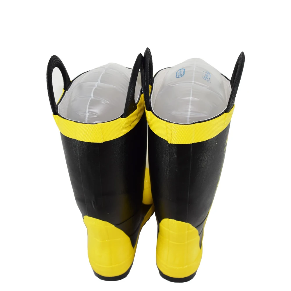 Высокое качество работы огнезащитный пожаротушения защитные сапоги из ПВХ