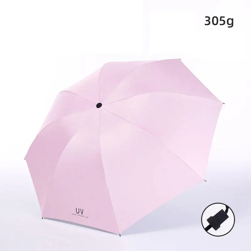 Sunny Anti-sun 3 Folding Umbrella Outdoor  Top Quality Umbrella Parasol Men And Woman Windproof Outdoor Umbrella