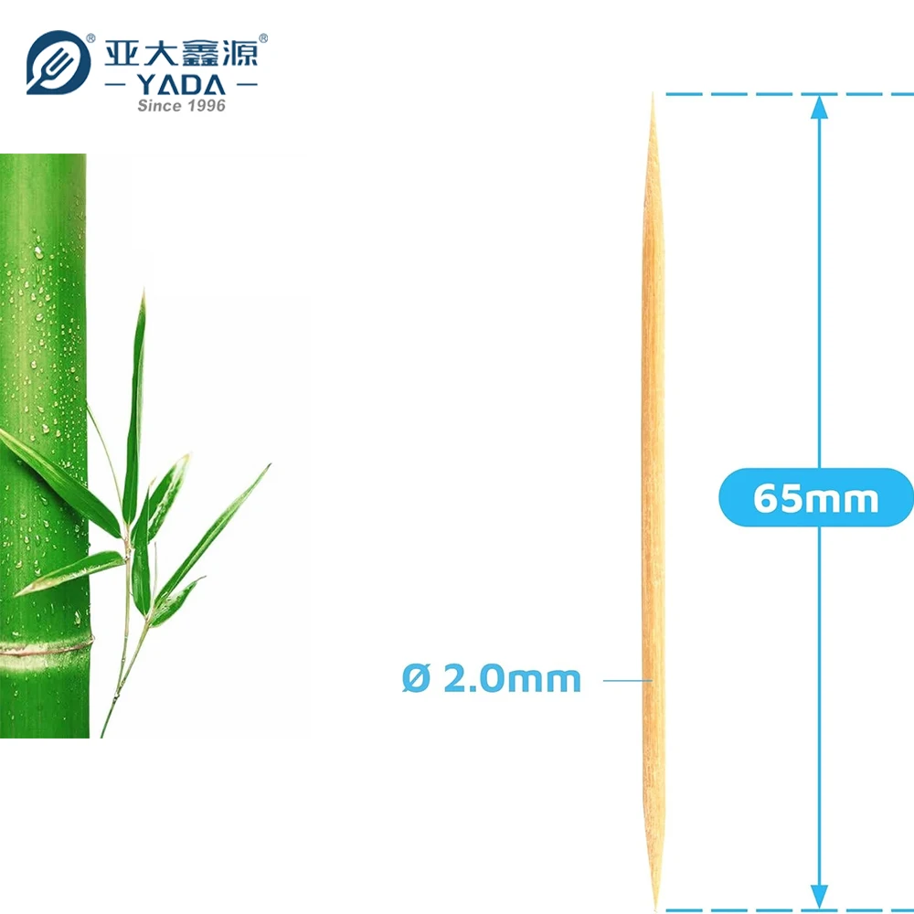 Натуральная этикетка на заказ индивидуально обернутая бумагой бамбуковая зубочистка оптовая продажа с фабрики