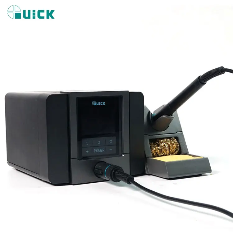 QUICK TS1200A интеллектуальная сенсорная Бессвинцовая паяльная станция 120 Вт