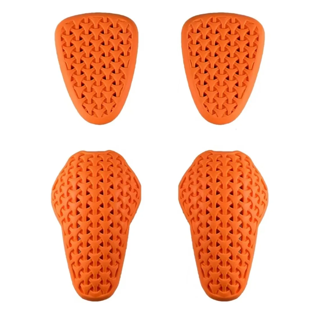 CE Level Motorcycle Armor Pads for Jacket Built-in Shoulder, Elbow, Back, and Hip Protection - Professional Racing Gear