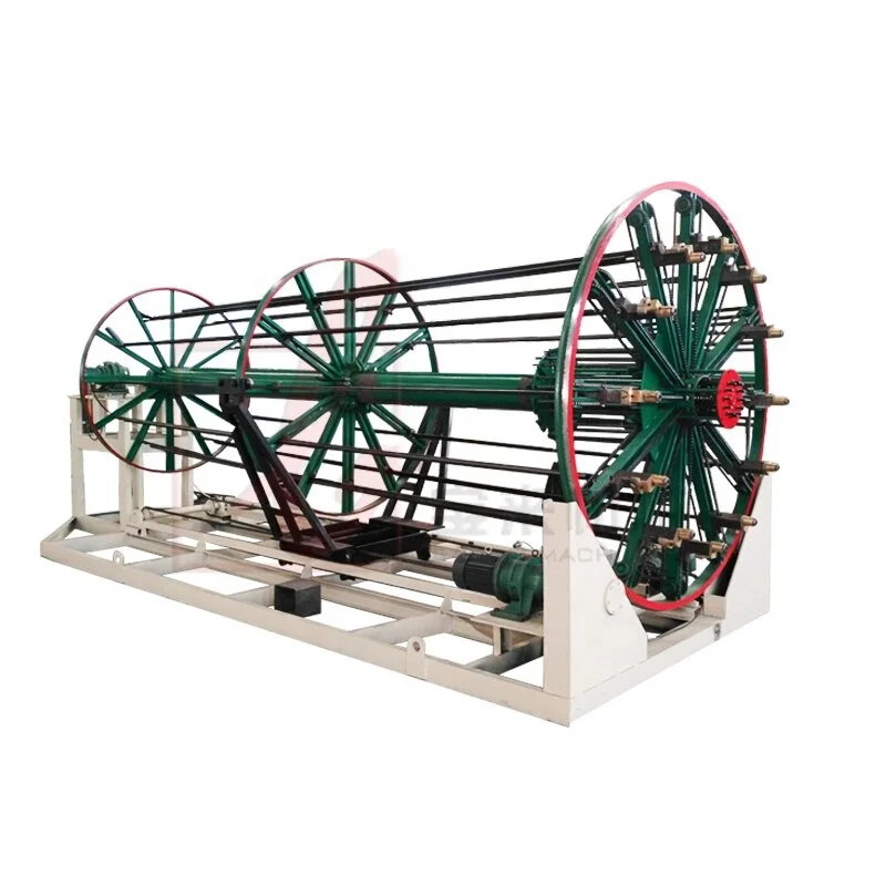 Full automatic steel frame hob- welding machine is used for cement pipe work