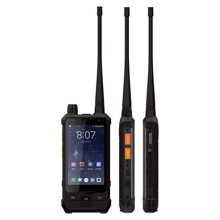  UNIWA P2 NFC IP67 водонепроницаемая кнопка SOS 5 Вт DMR двухсторонняя рация для профессионального