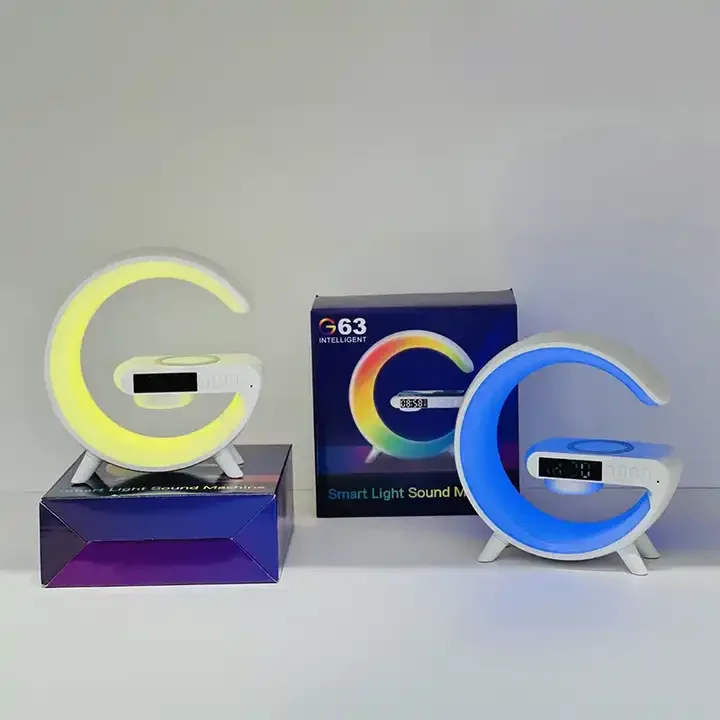 3 in 1 led wireless speaker with sleeping light 10W wireless charger multifunction speaker