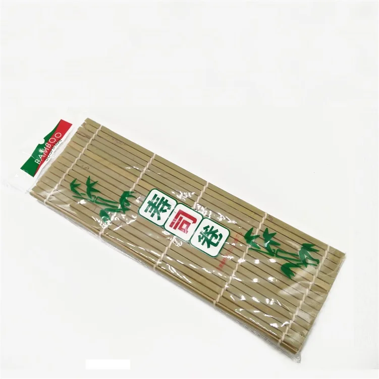 24cmand 27cm Green Bamboo Round rolling Sushi Mat Factory Supply High Quality Low Price Sushi Roll Bamboo Sushi Rolling Mat