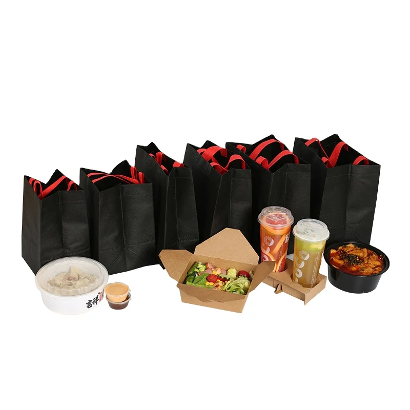 
Promotional Logo Printed Shopping Non Woven Bag with Strong Handle 