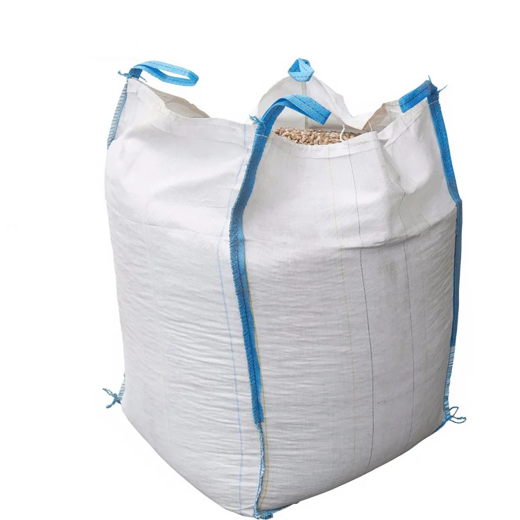1000kg 1500kg PP FIBC Big Jumbo Bag For Wood Agricultural Grain Transport Jumbo Bags