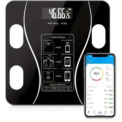 simply most accurate smart body weight scale USB rechargeable bathroom reliable scale for weight loss