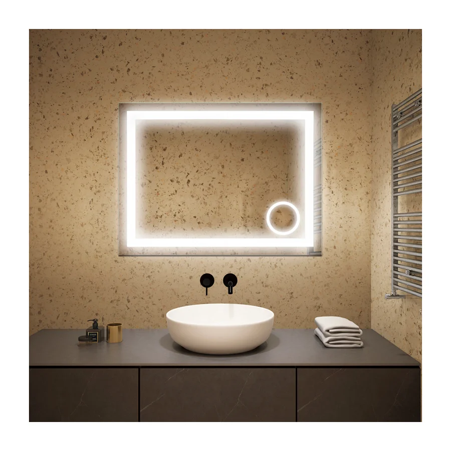 Bathroom Mirror With Led Light Wall Hung Led Mirror Top Bathroom Mirror