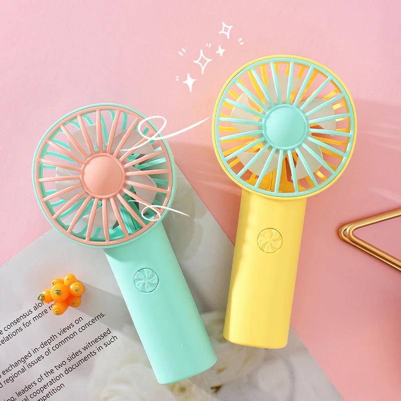 Handheld Powerful Small Personal Portable Adjustable USB Rechargeable Mini Fan