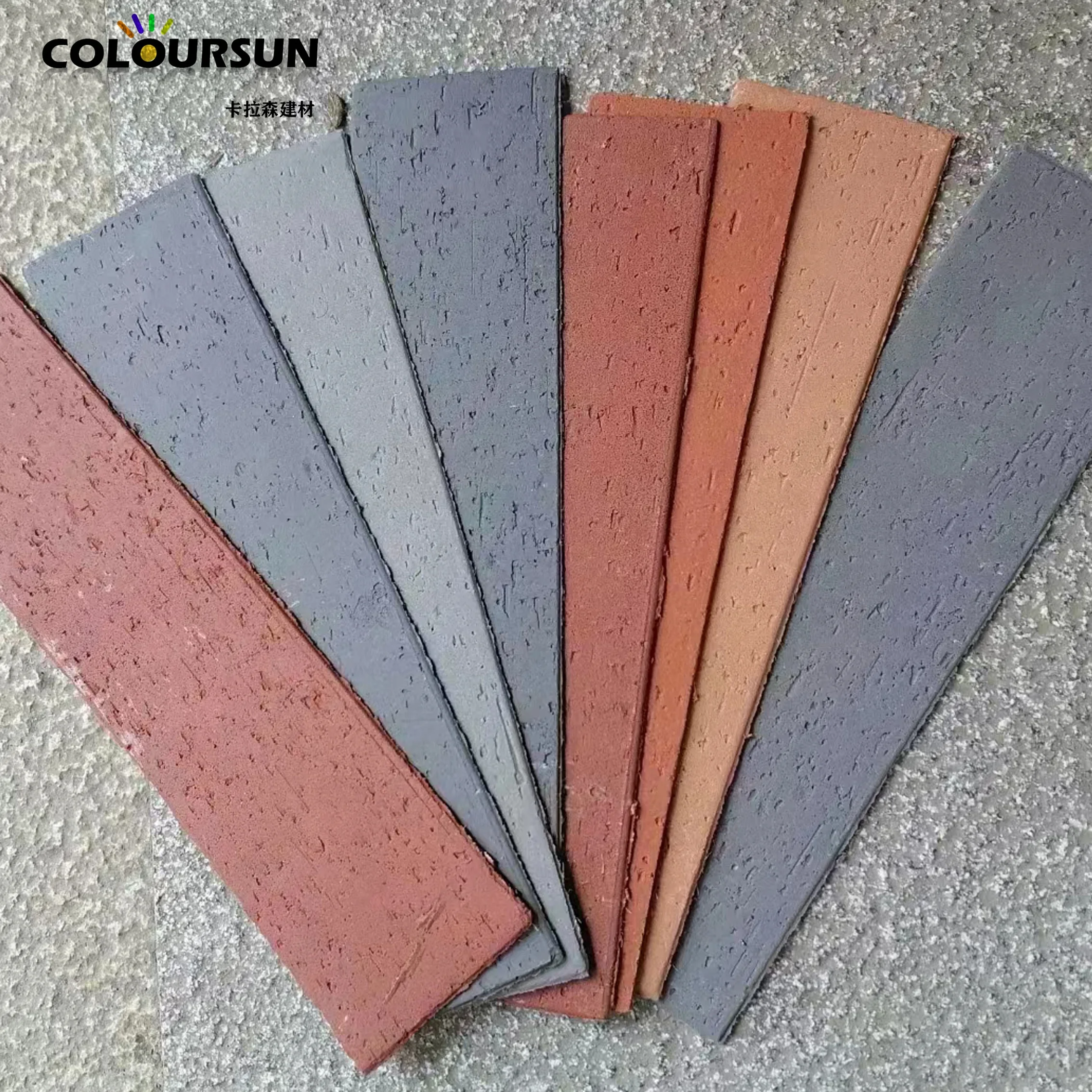 Modern Design Flexible Modified Clay Anti-Slip Exterior Tiles for Building Material for Hotel Use Background for Foshan