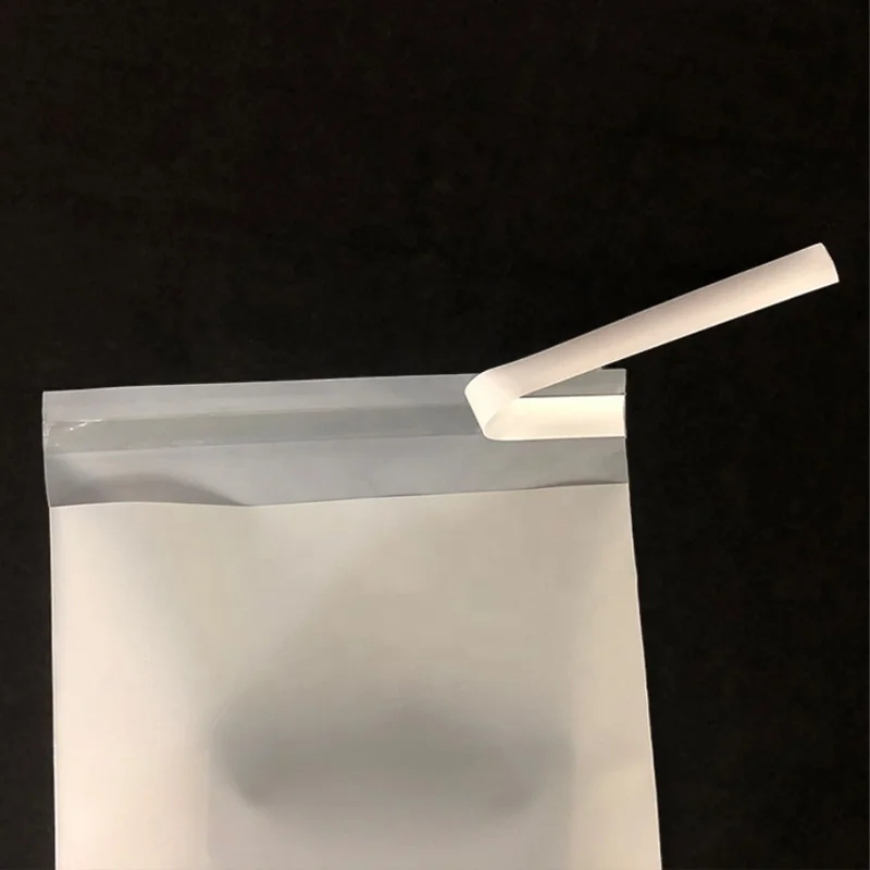 small biodegradable compost plastic bags eco friendly PLA corn starch self adhesive packaging compostable bags