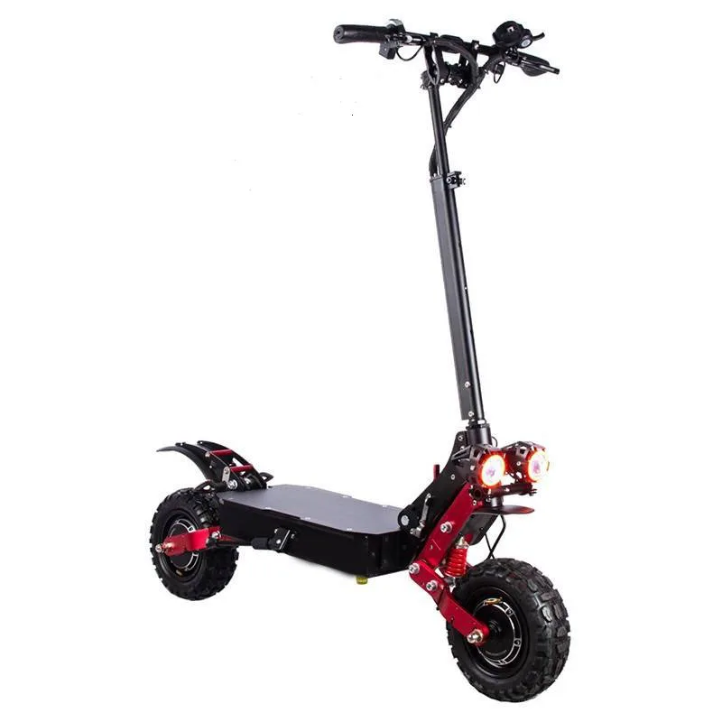 new  50mph 80km/h e-scooter 11 inch big wheel 60v fast off road dual motor 5600w e escooter adult electric scooter with seat