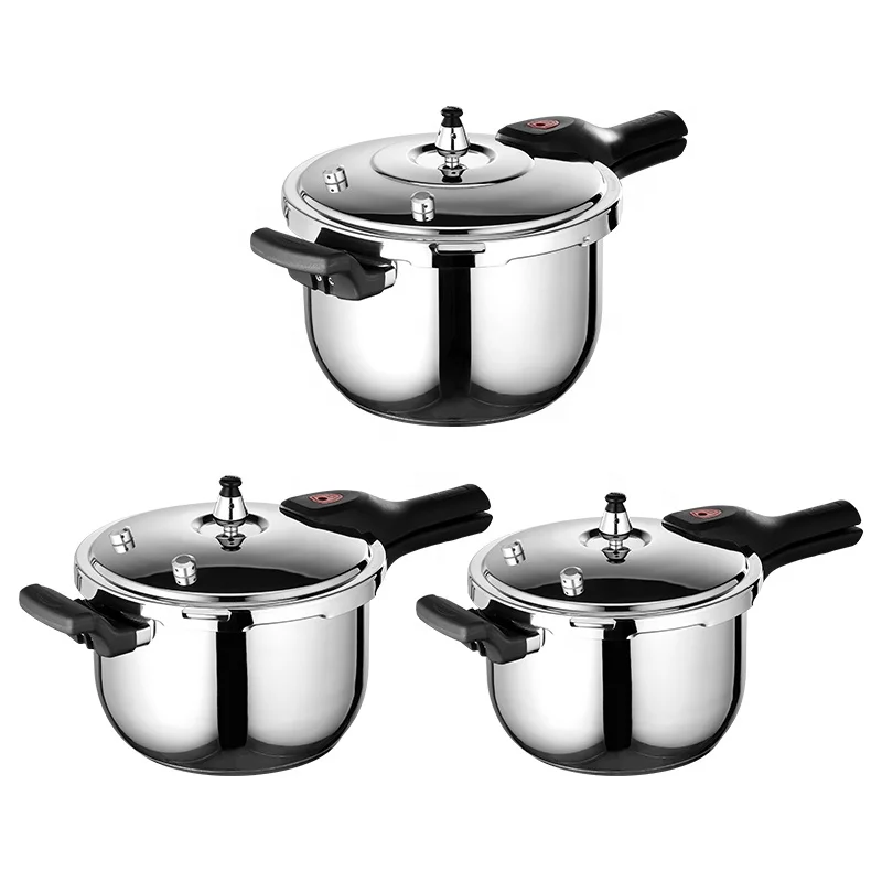 Explosion-proof 304 stainless steel pressure cooker small thickened gas pressure cooker mini induction cooker universal