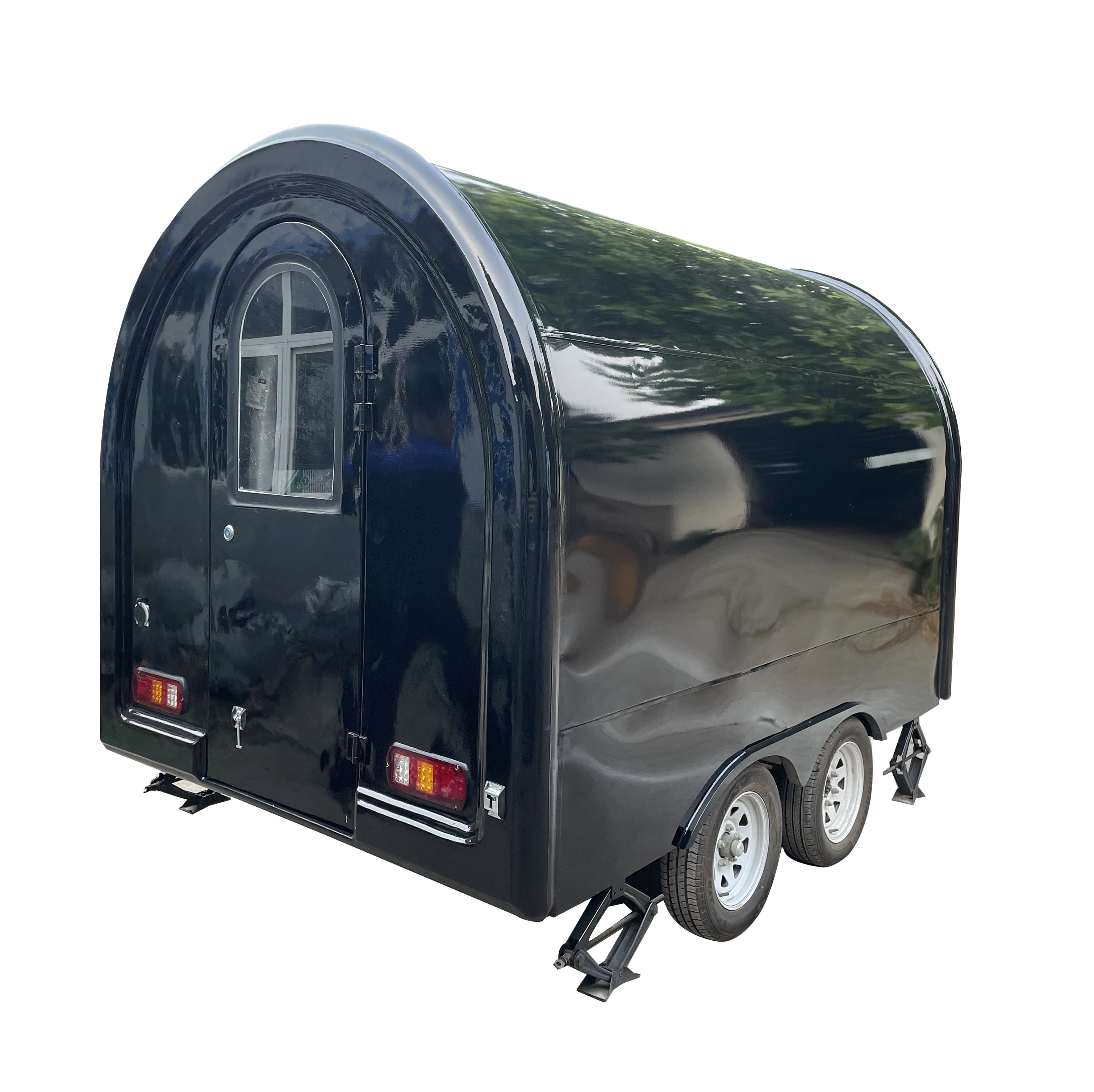 Tune Cooking Catering Car Food Truck Mobile Kitchen Shop Food Trailer with Freezer