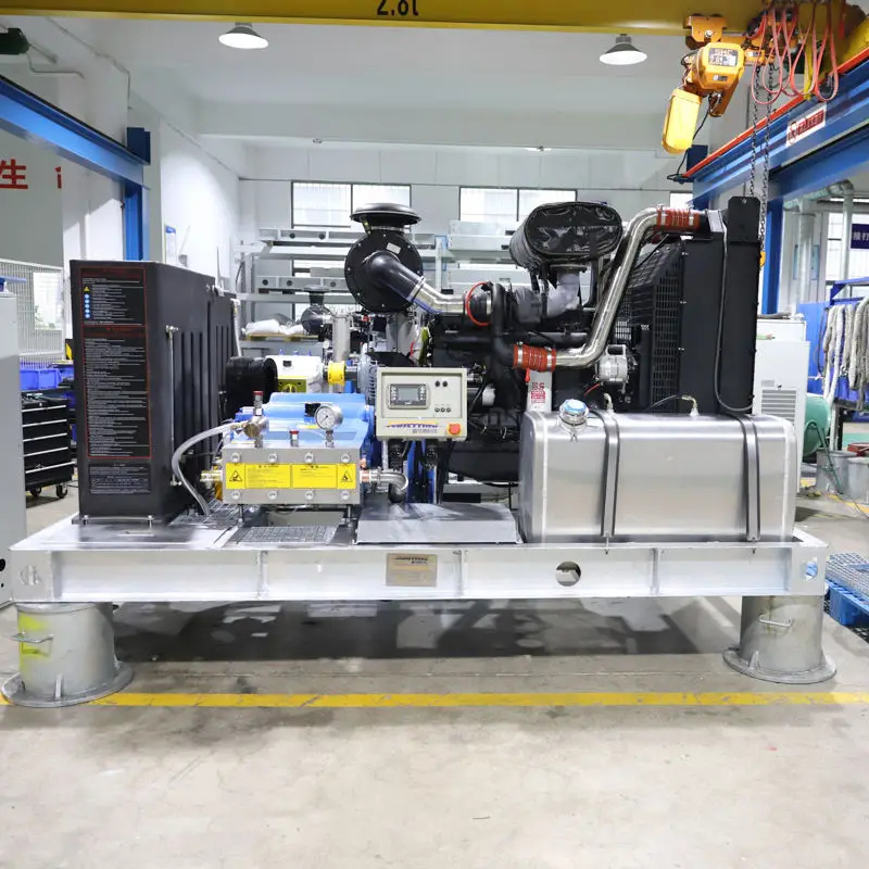 Eco-friendly and safe Cleaning Equipment 1400bar/2800bar Pressure Washer 45L/min Cold Water Cleaning Hydro Blasting Machine