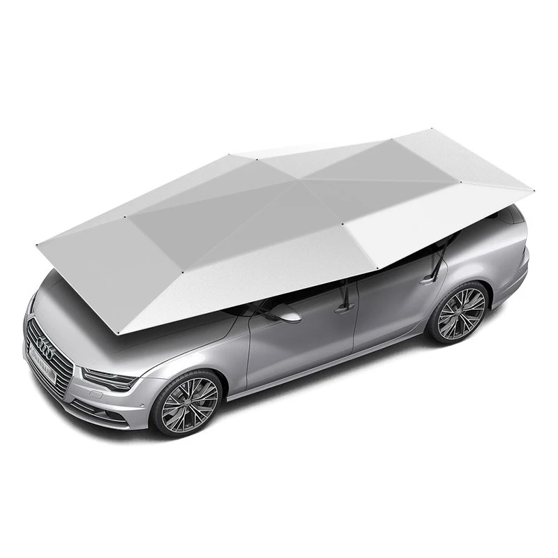 FEAMONT 4.8M Car Umbrella Semi Automatic Folded Portable Protection