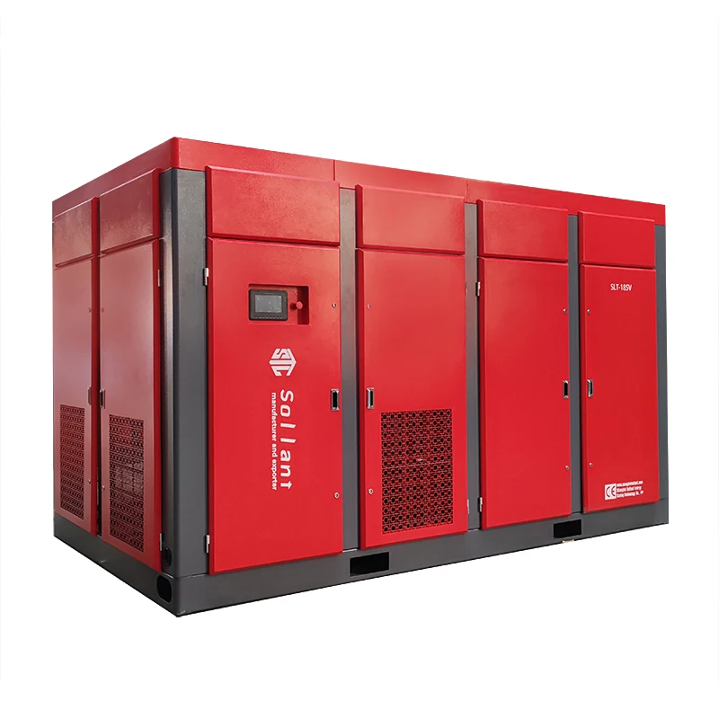 china air compressor high pressure 160kw  185cfm screw compressor 200 liter air compressor spare parts