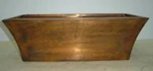 
Copper Inner Sloopy Long Flower Pot 
