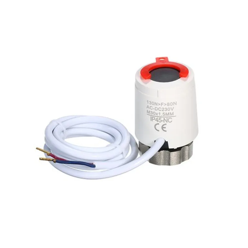 Thermal Actuator NC 230V for Underfloor Heating Manifold Normally Closed Electric Actuator