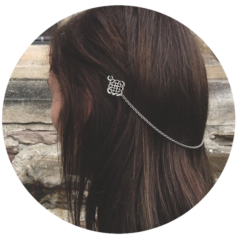 
Vintage Viking Celtics Knots Large Dragon Hair Clip for Women Hair Accessories Jewelry 