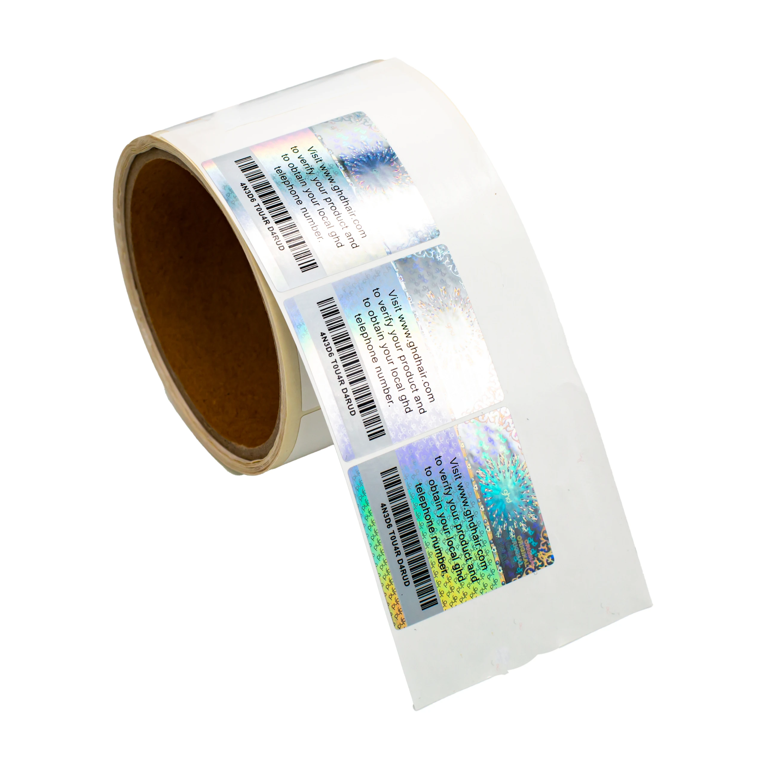 Custom high quality self-adhesive label printing hologram sticker label