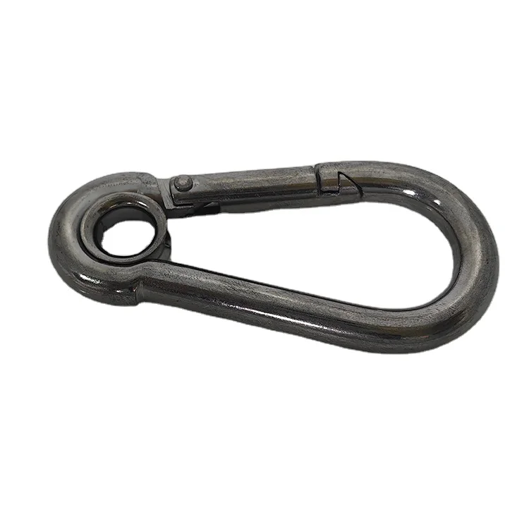 DIN5299C Spring Hook Fastener High Quality Metal stainless Carabiner Steel Snap Hook Zinc Spring Clips Plated Snap Hook