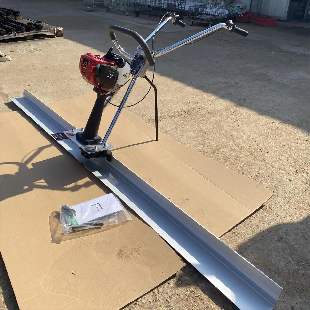 Factory Price Concrete Floor Leveling Vibratory Screed Machine Floor Surface Finishing Screed Machine