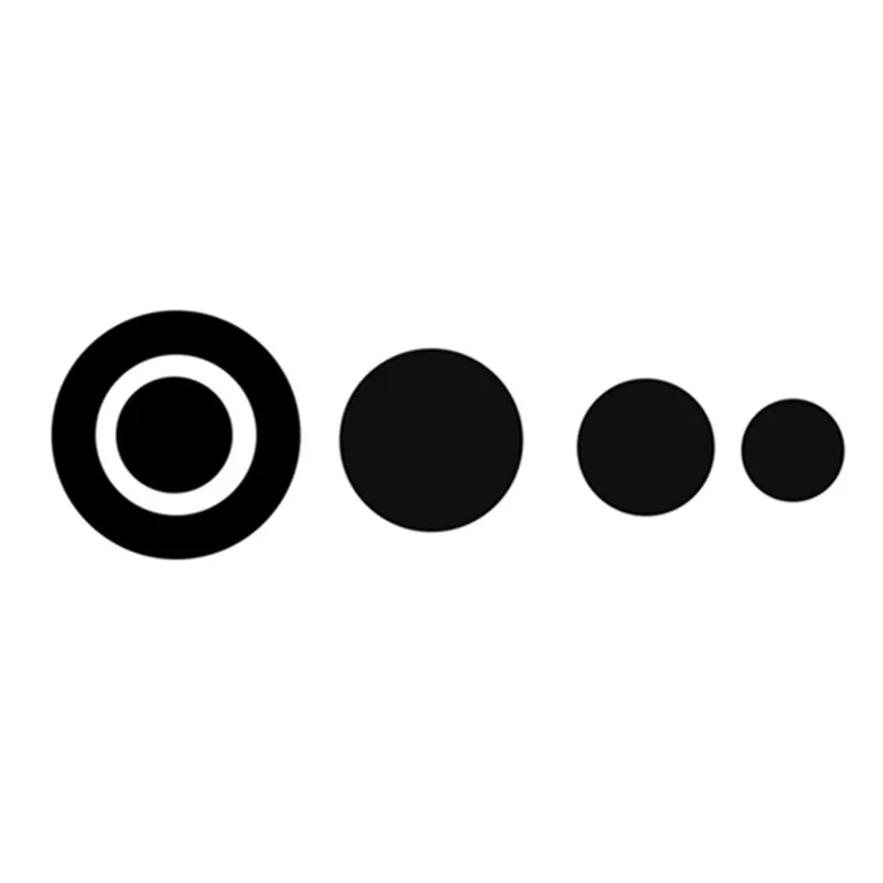 gas burner parts black enameled burner kap sets 55-75-100-130mm