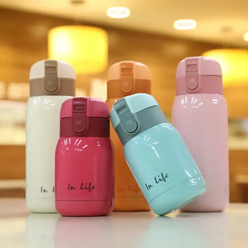 Safety durable 200ml baby unique cute stainless steel vacuum flask