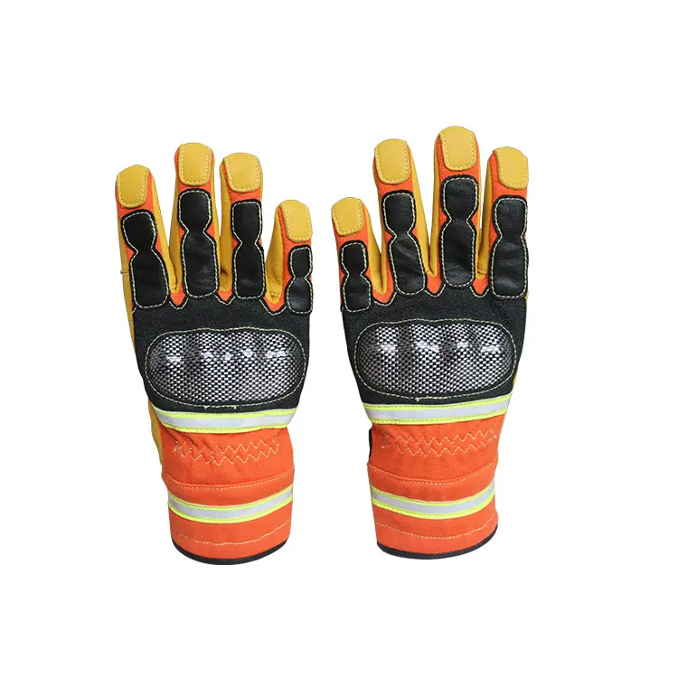 High Quality New Style Factory Supply Fire Fighting Protective Mittens