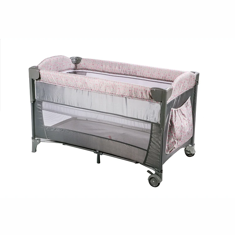 Factory Price baby bed foldable baby crib portable baby traveling bed infant cot Comfortable and safe